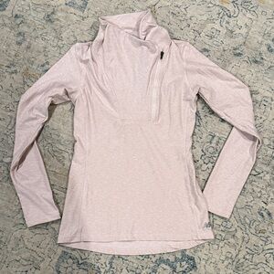 New Balance Women's Soft Pink Cowl Neck Hoodie